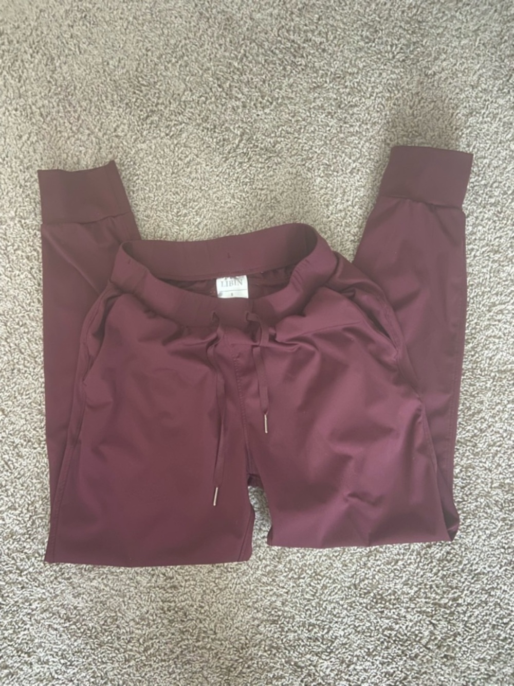 Maroon Joggers - Women’s Small